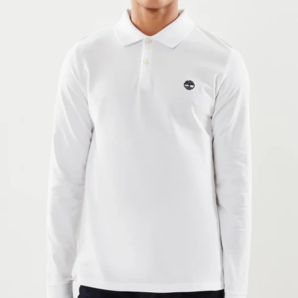 Millers River Long Sleeve  Pique Polo For Men