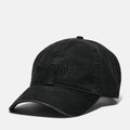 Cotton Canvas Cap with Linear Logo