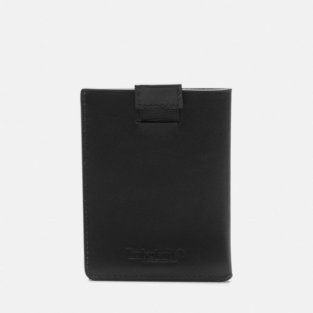 Leather Card Holder with Webbing