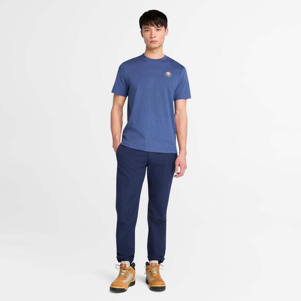 Tree Logo Patch T-Shirt  For Men