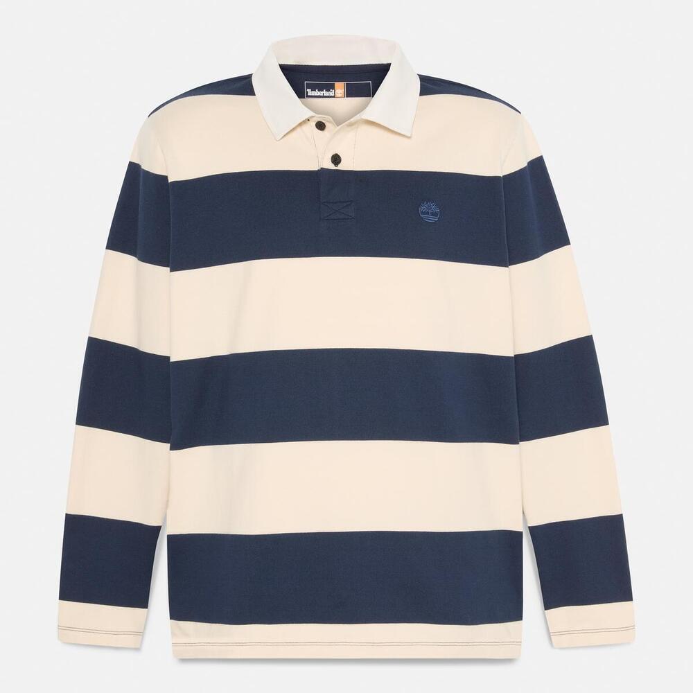 Rugby Long Sleeve Polo For Men