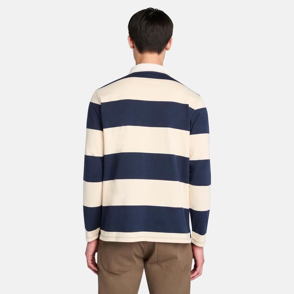 Rugby Long Sleeve Polo For Men