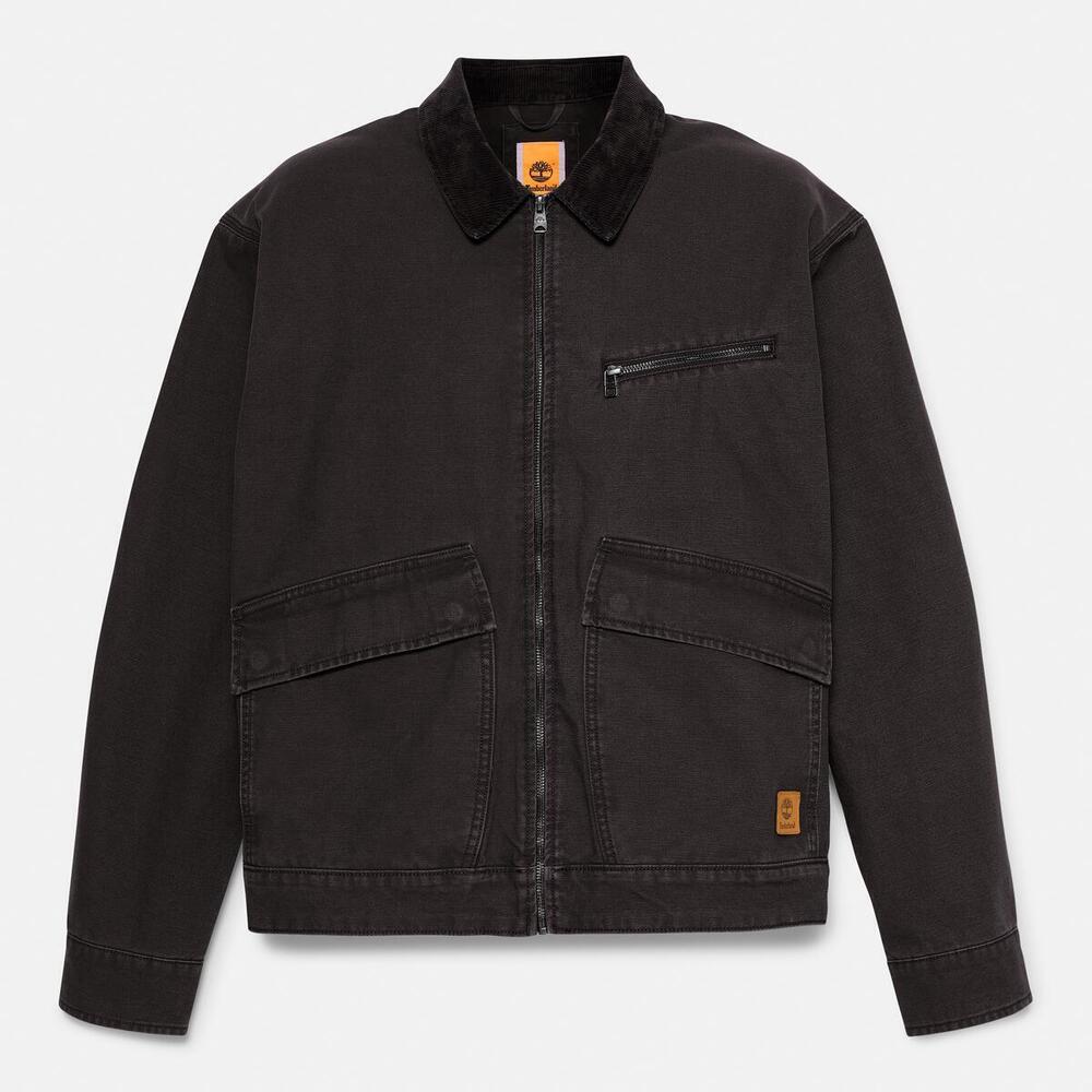 Strafford Washed Canvas Jacket  For Men