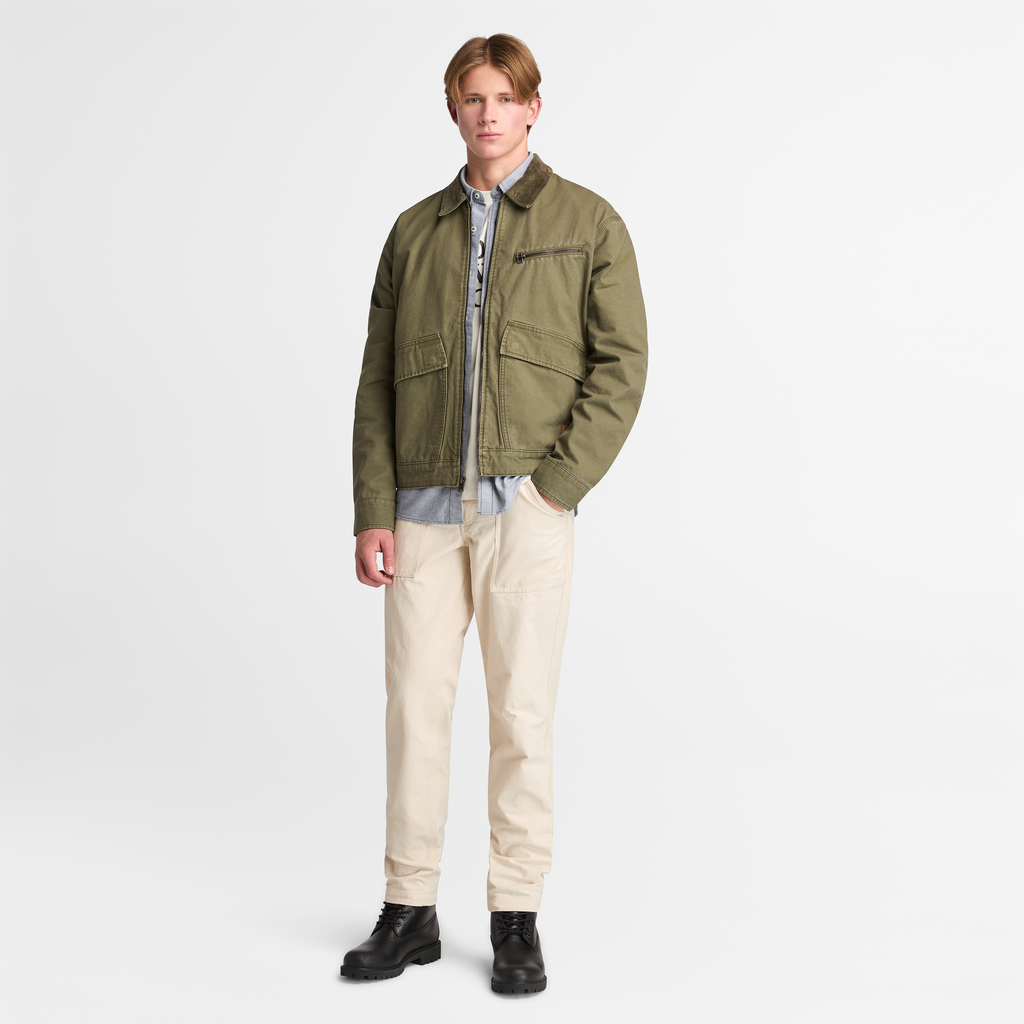 Strafford Washed Canvas Jacket For Men