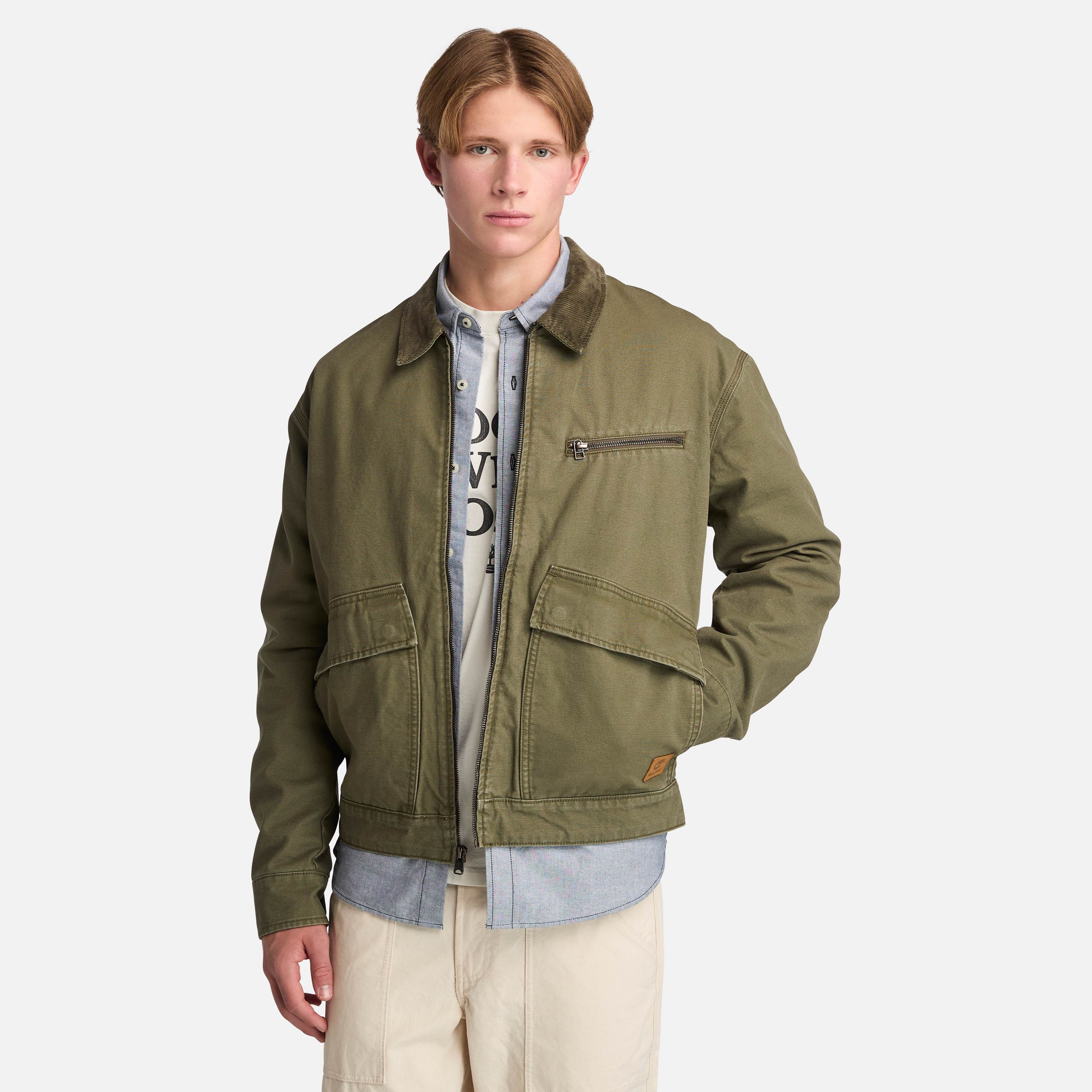 Strafford Washed Canvas Jacket For Men