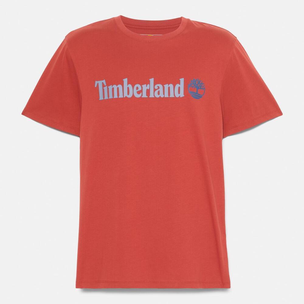 Kennebec River Linear Logo Short Sleeve T-Shirt For Men