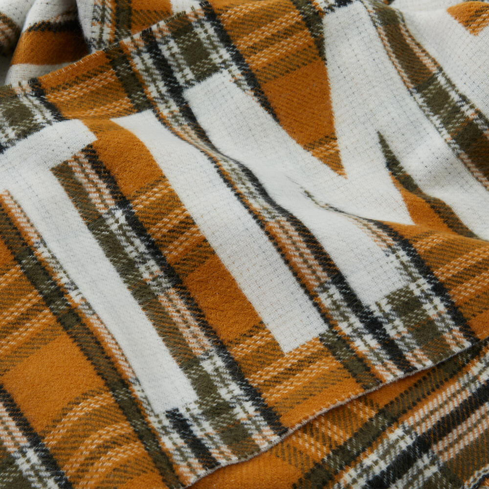 Jacquard Plaid Scarf for Men