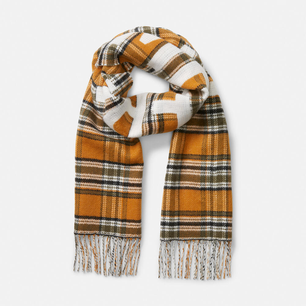 Jacquard Plaid Scarf for Men