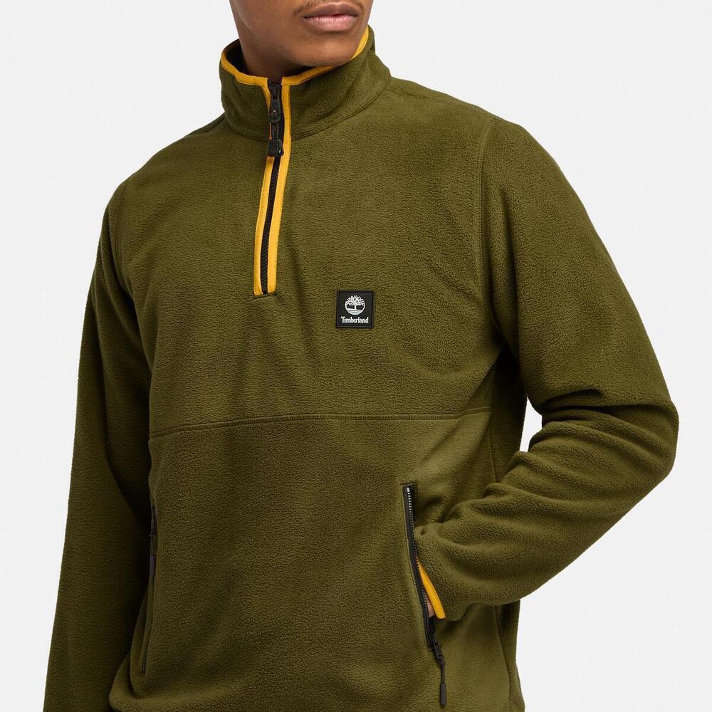 1/4 Zip Polar Fleece Sweater For Men