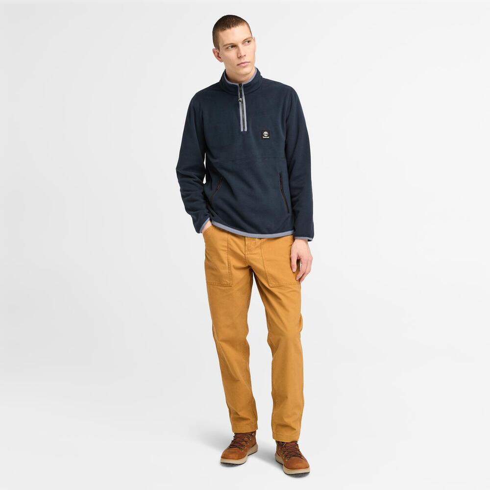 1/4 Zip Polar Fleece Sweater For Men