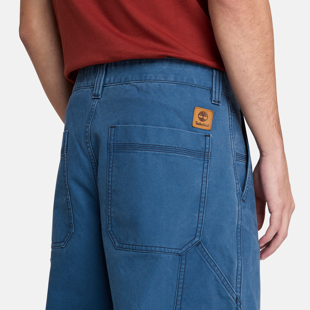 Rindge Washed Canvas Carpenter Pants for Men