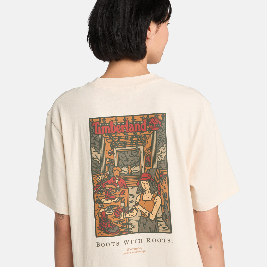 Washed Boot Lab Graphic T-Shirt For Men