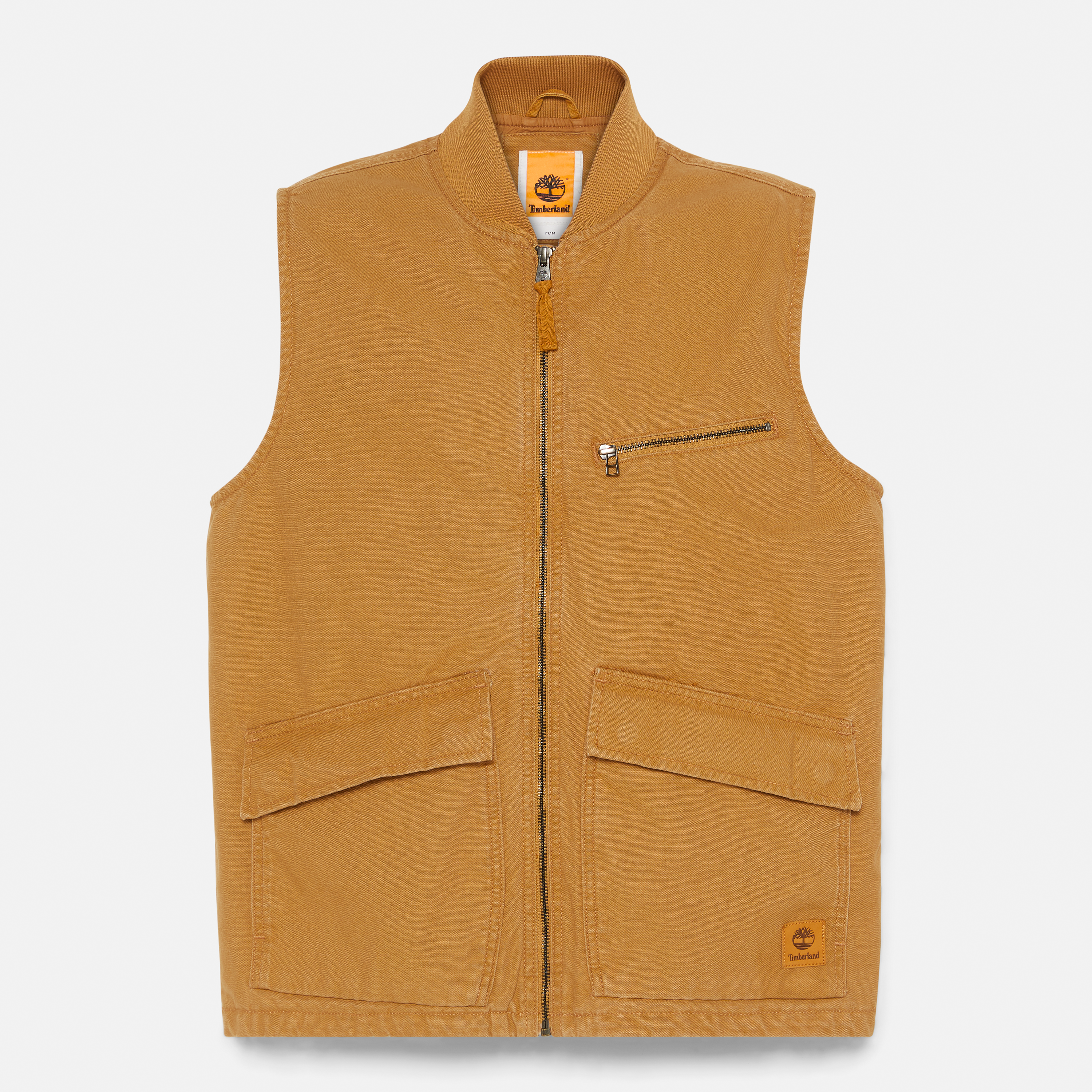 Washed Canvas Vest For Men