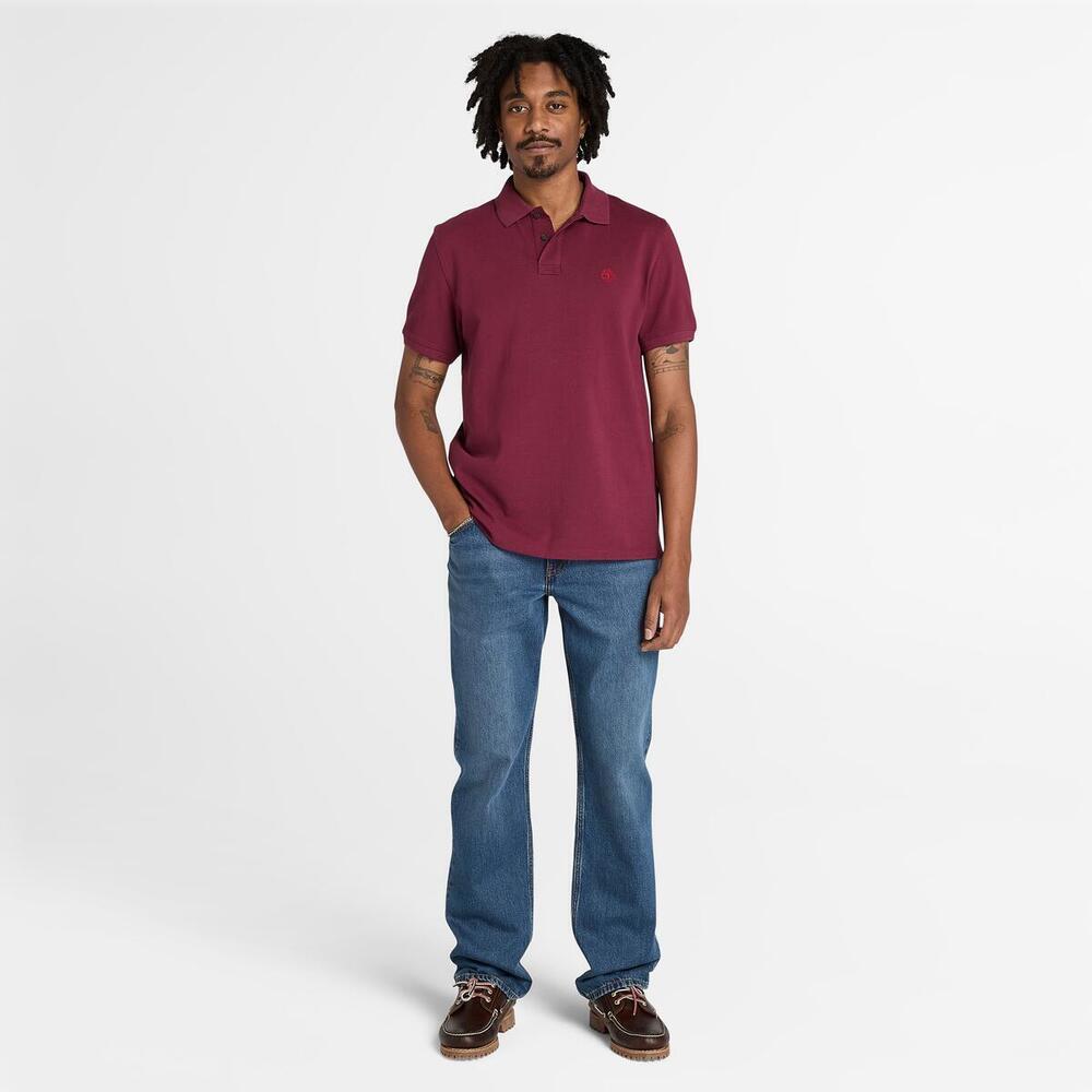 Millers River Pique Short Sleeve Polo For Men